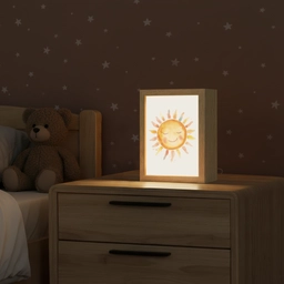 Zon - Watercolor - Geel Light Box met kabel klein -sfeer1_kind
