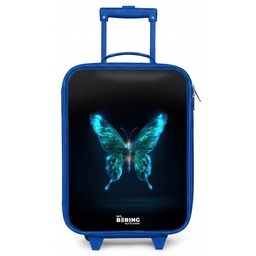 Magische digitale vlinder Kinderkoffer - Blauw klein -zz3dotto
