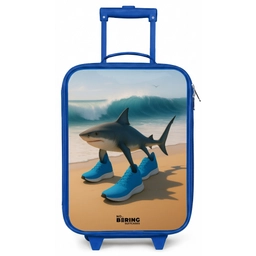 Tralalero tralala Kinderkoffer - Blauw klein -zz3dotto