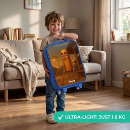 Tung Tung Tung Sahur Kinderkoffer - Blauw klein -sfeer2_EN