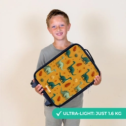 Dino - Dieren - Patroon Kinderkoffer - Zwart klein -sfeer4_UK