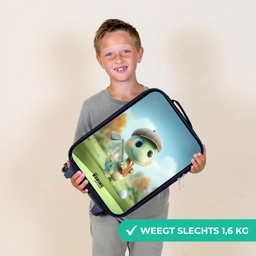 Golf - Dino - Groen Kinderkoffer - Zwart klein -sfeer4_NL