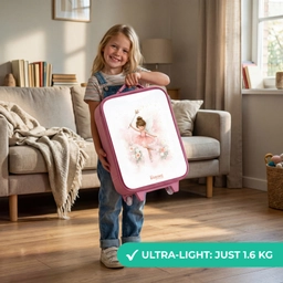 Ballerina fee in roze Kinderkoffer - Roze klein -sfeer2_EN