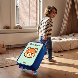 Kawai - Rode panda - Groen Kinderkoffer - Blauw klein -sfeer1