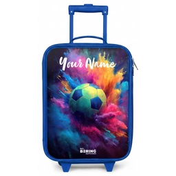 Neon - Bal - Kleurrijk Kinderkoffer - Blauw klein -zz3dotto