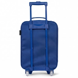 Raket - Sterren - Planeet - Ruimte Kinderkoffer - Blauw klein -achterkant