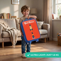 Raket - Sterren - Planeten Kinderkoffer - Blauw klein -sfeer2_EN