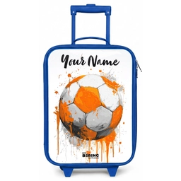 Voetbalvibes - Verf - Oranje Kinderkoffer - Blauw klein -zz3dotto