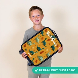 Dino - Dieren - Patroon Kinderkoffer - Zwart klein -sfeer4_UK