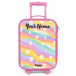 Madeliefjes - Kleurrijk - Pastel Kinderkoffer - Roze klein -zz3dotto