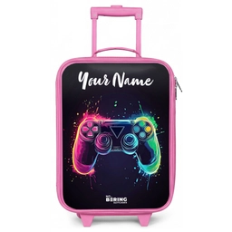 Neon - Controller - Verfspatten - Game Kinderkoffer - Roze klein -zz3dotto
