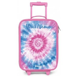 Tie dye - Abstract - Blauw - Roze Kinderkoffer - Roze klein -zz3dotto