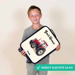 Tractor - Getekend - Rood Kinderkoffer - Zwart klein -sfeer4_NL