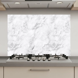 Klassiek - Marmer - Aders - Grijs keuken achterwand spatscherm klein 900 -3d_website