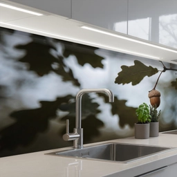 Eikel - Eikenblad - Bos - Herfst - Natuur keuken achterwand 2 middel -3d_schuin