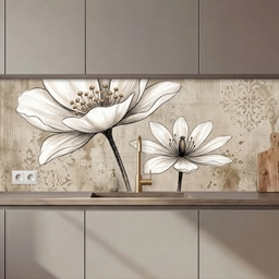 Modern - Design - Wit keuken achterwand 2 middel zz_3dshopping