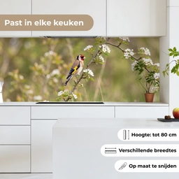 Putter - Bloesem - Lente - Natuur - Kleurrijk keuken achterwand 2 middel -sfeer4_NL