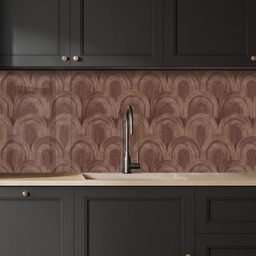Ritmisch - Effect - Bruin keuken achterwand 2 middel 871 -sfeer1