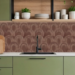 Ritmisch - Effect - Bruin keuken achterwand 2 middel 871 -sfeer3