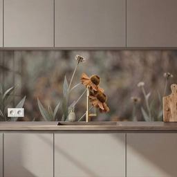 Zonnehoed - Droogbloemen - Geel - Warm keuken achterwand 2 middel zz_3dshopping