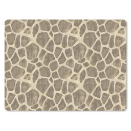 Giraf - Patroon - Beige - Bruin muismat rubber klein 262 -3d