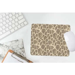 Giraf - Patroon - Beige - Bruin muismat rubber klein 262 -witbureau
