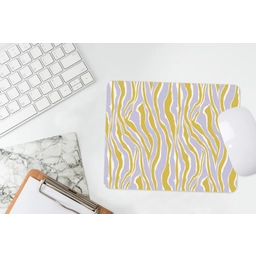 Zebra - Modern - Meerkleurig muismat rubber klein 262 -witbureau