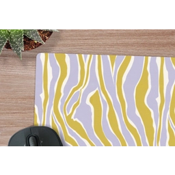 Zebra - Modern - Meerkleurig muismat rubber klein 262 -closeup