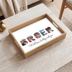 Broer - Lettercollage Dienblad Rechthoek middel -sfeer1