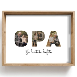 Opa - Lettercollage Dienblad Rechthoek middel -z3d_shopping