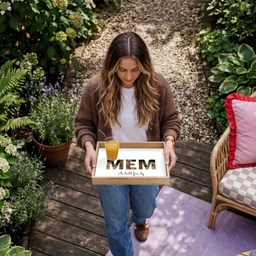Mem - Lettercollage Dienblad Rechthoek middel -sfeer5