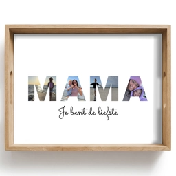 Mama - Lettercollage Dienblad Rechthoek middel -z3d_shopping