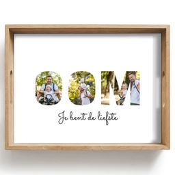 Oom - Lettercollage Dienblad Rechthoek middel -z3d_shopping