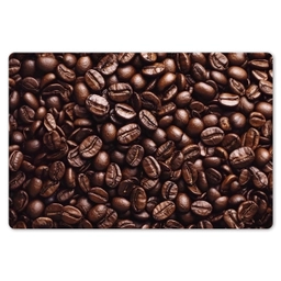 Bonen - Close-up - Donkerbruin Placemat vinyl groot -zzsfeer1_Kitchenyeah-website