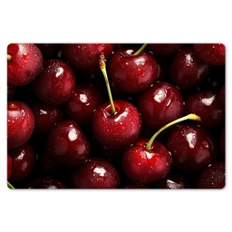 Rood - Fruit - Kersen Placemat vinyl groot -zzsfeer1_Kitchenyeah-website