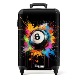 Biljart bal met graffiti NBS - Handbagage koffer - Unisex middel -productfoto_recht