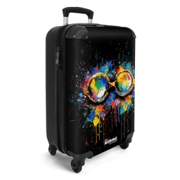 Zwembril met graffiti NBS - Handbagage koffer - Unisex middel -productfoto_3d