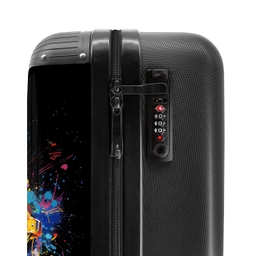 Zwembril met graffiti NBS - Handbagage koffer - Unisex middel -slot