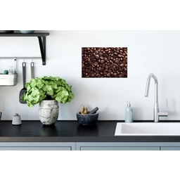 Bonen - Close-up - Donkerbruin Muursticker klein -keuken