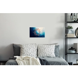 Zee - Vissen - Kleurrijk - Dynamisch Muursticker klein -slaapkamer