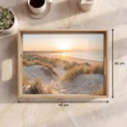 Duinen - Strand - Zee Dienblad Rechthoek middel -USP_Formaat