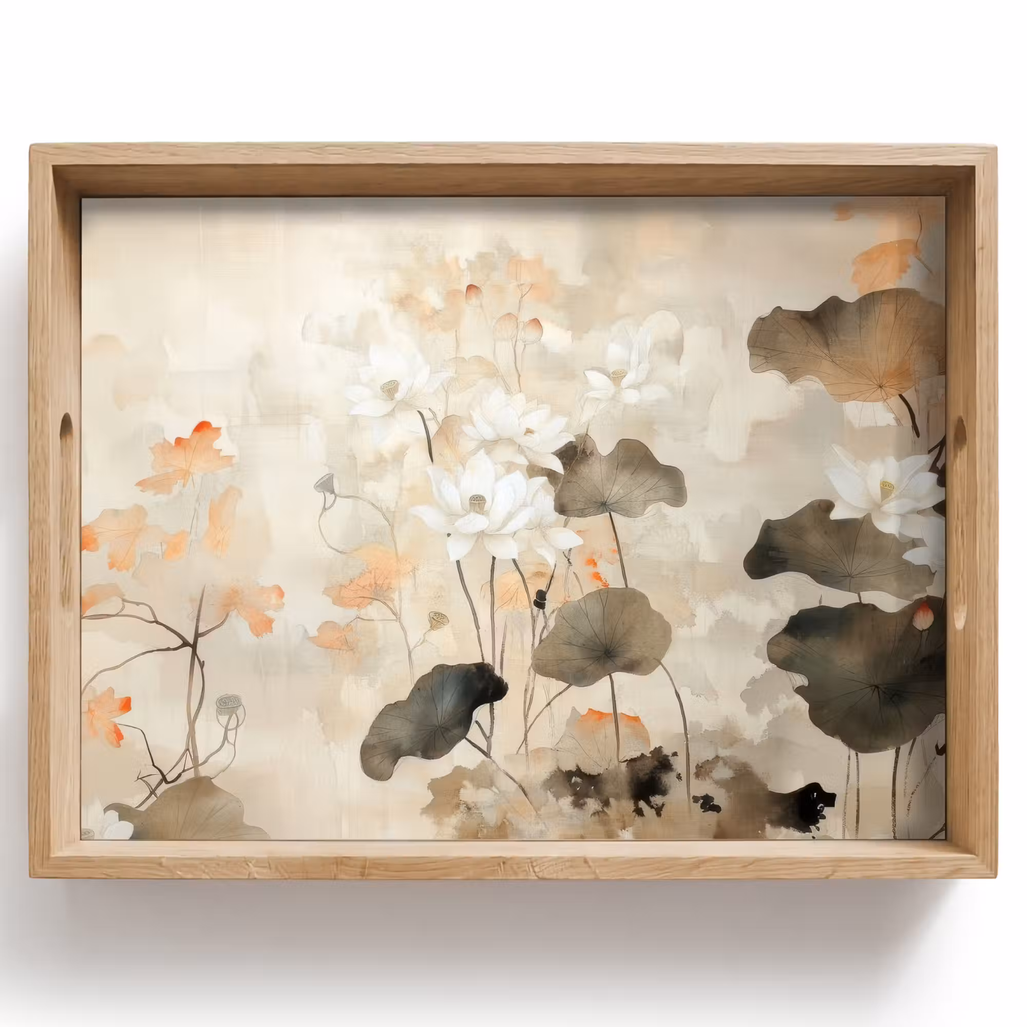 Tray - Flowers - Japandi - Wabi sabi