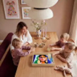 Portret - Vrouw - Modern Dienblad Rechthoek middel -sfeer4