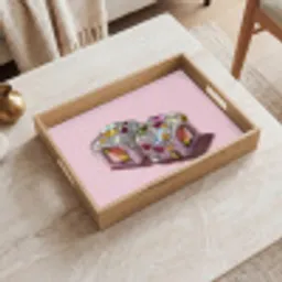 Sushi - Rolletjes - Steentjes - Kleurrijk Dienblad Rechthoek middel -sfeer1