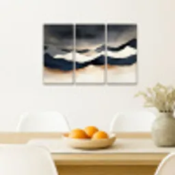 Landschap - Abstract - Modern Canvas - Meerluiken 3 luik klein -sfeer4