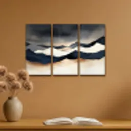 Landschap - Abstract - Modern Canvas - Meerluiken 3 luik klein -sfeer5
