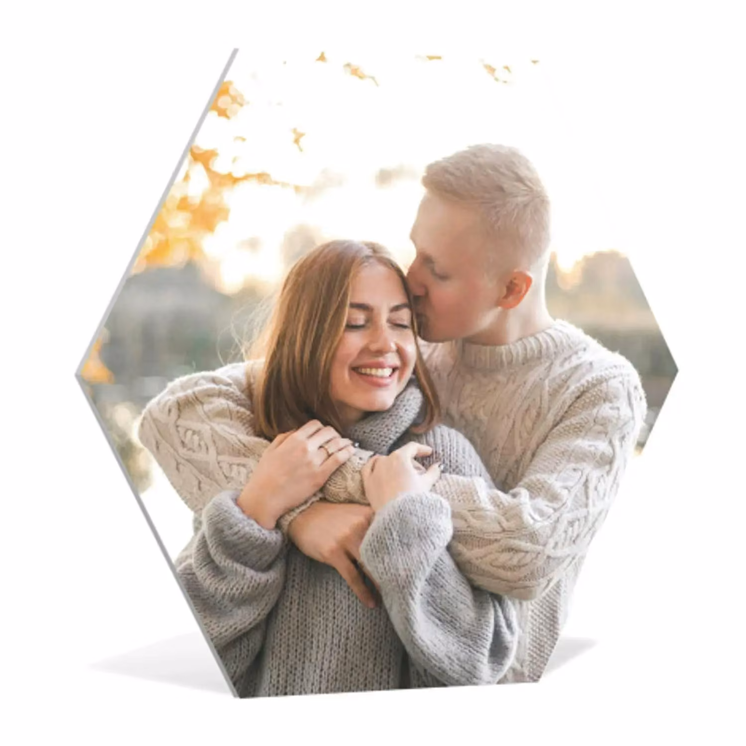 Hexagon xl met eigen foto