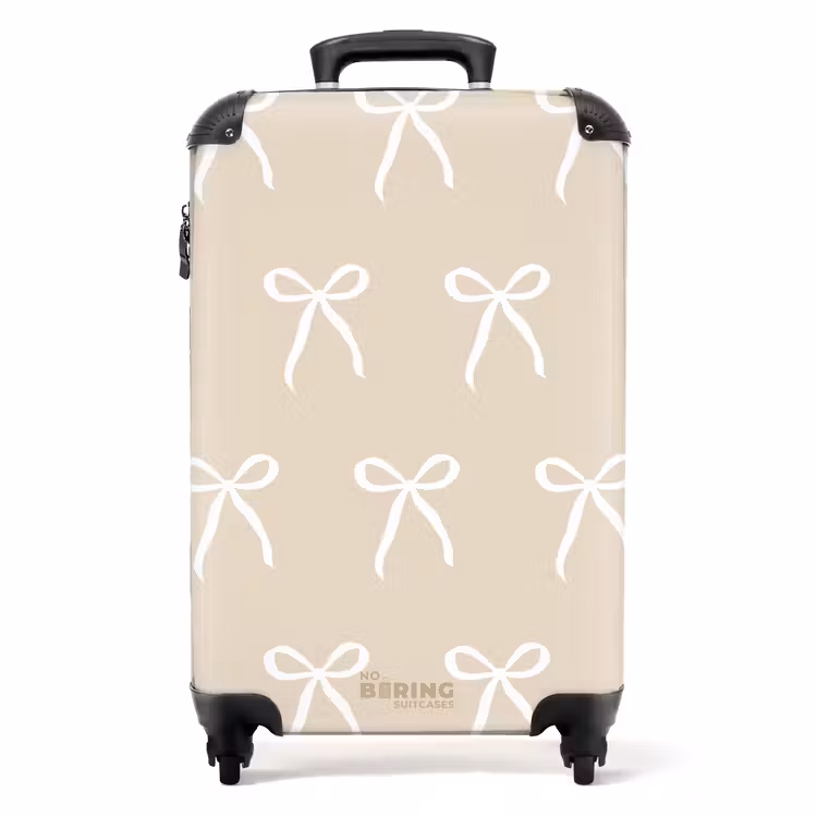 Suitcase - Pattern of bows — 1