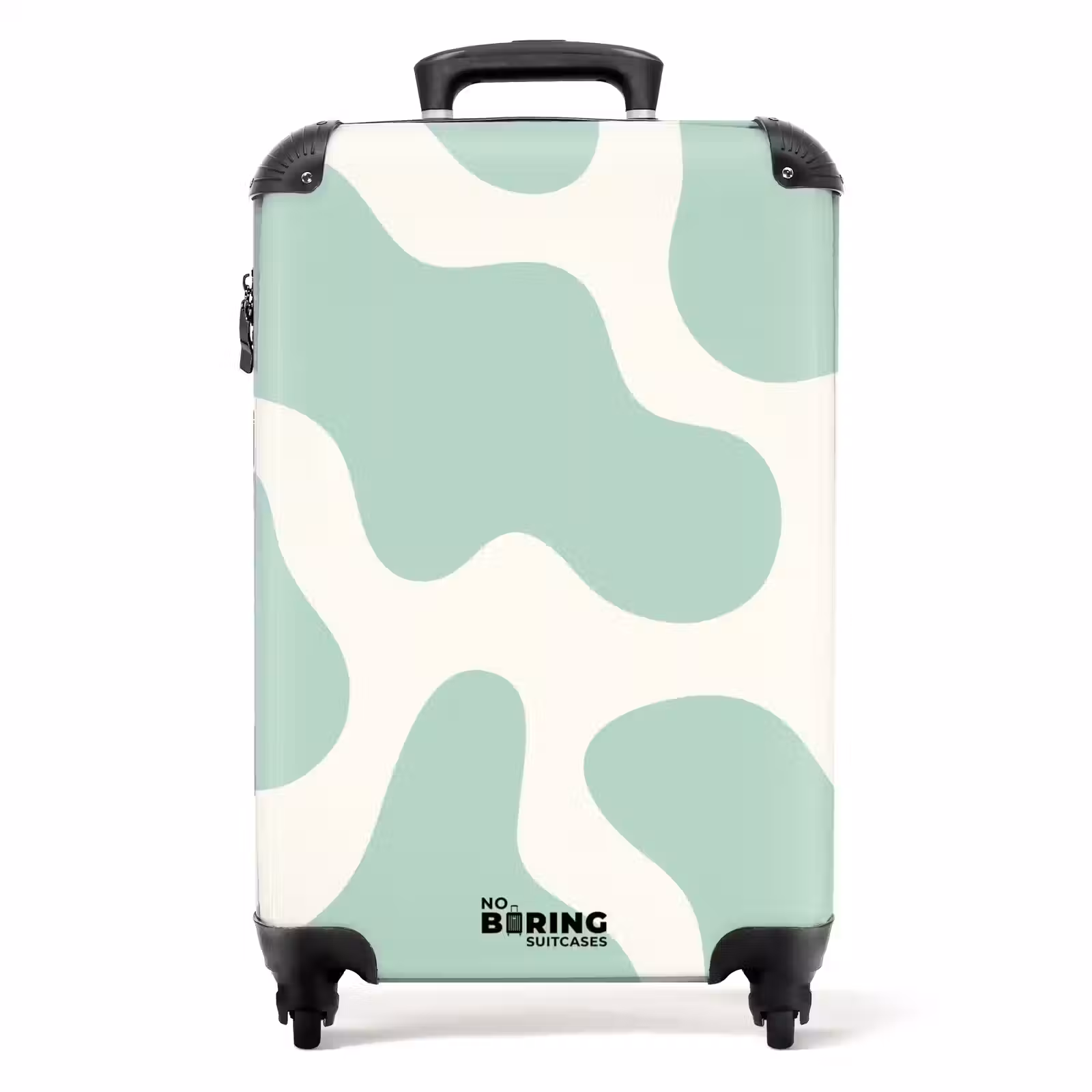 Suitcase - Abstract - Mint green shapes — 1