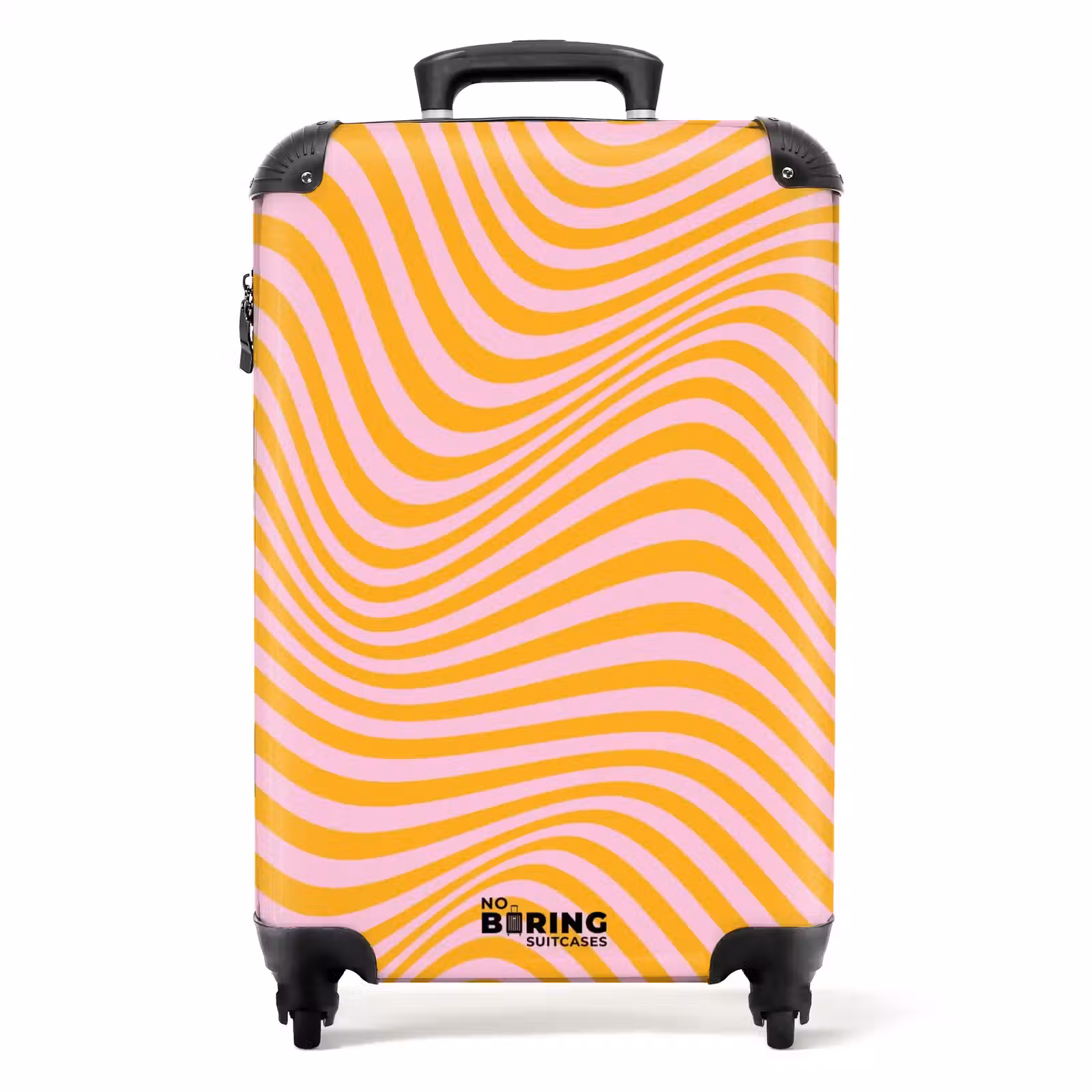 Suitcase - Waves - Yellow/Pink — 1